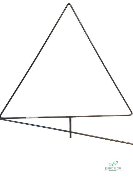 METAL FRAME DRIEHOEK 70X70X70 OP STAAF 180CM