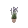 Silk Lavender Purple Pot Terra L 32x32x53cm