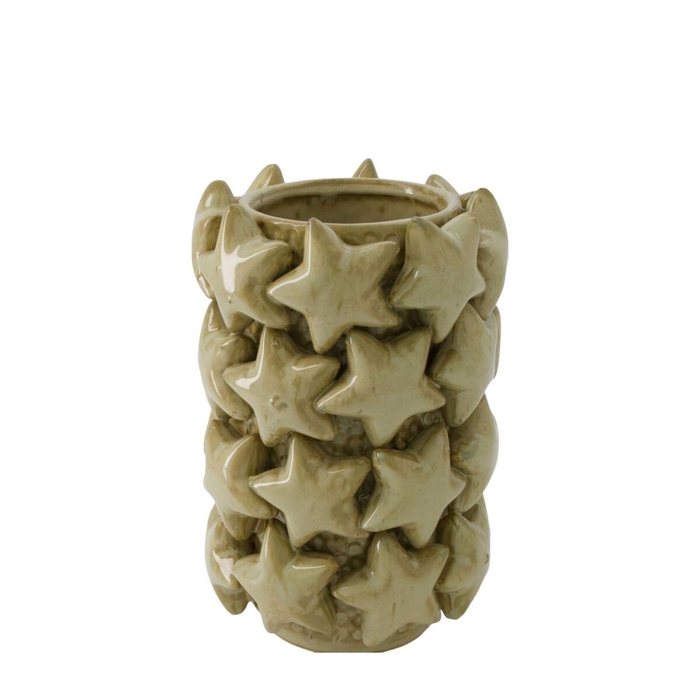 <h4>Christmas Ceramics Stars vase d17*26cm</h4>