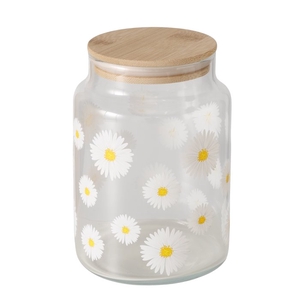 Storage jar Daisy, 890 ml, H 14,00 cm, D 10,00 cm, 4066076497218, 2057217