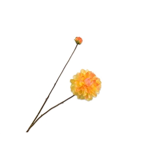 Dahlia 86cm goud/geel 24/ds