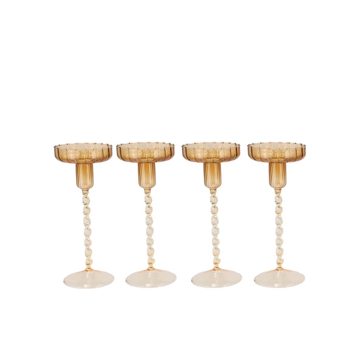 <h4>Jules Natural Brown Candle Holder Ass 9x17cm Nm</h4>