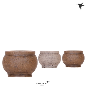 Kolibri Home Ancient pot brown