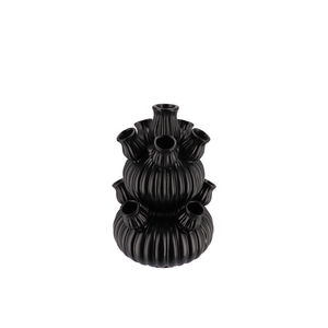 Amsterdam Black Tulip Vase Bubbles 20x30cm