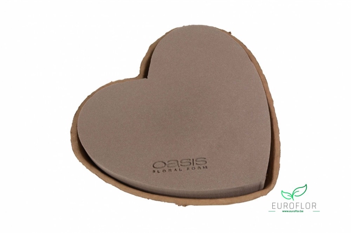OASIS BIOLIT BIO FLORAL FOAM HEART 25,5X28X4 4PCS