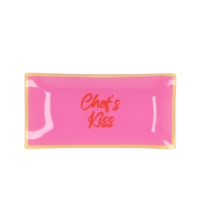 Plate Rectangle Chef's Kiss 20x10x2cm
