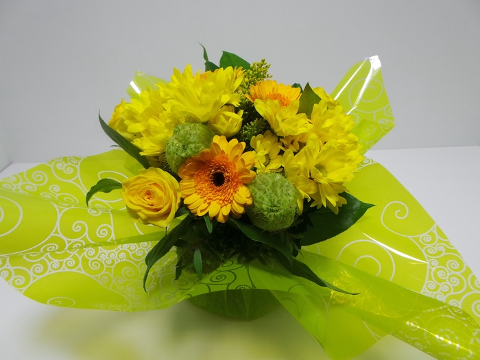 Bouquet Aqua Medium Yellow