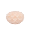 Candle Dahlia Ivory 9x7cm