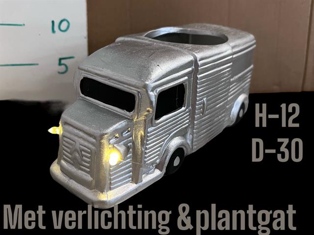 <h4>Huis En Tuindeco kerst-bus zilver</h4>