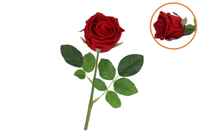 <h4>Silk Rose Real Touch Red 43cm</h4>