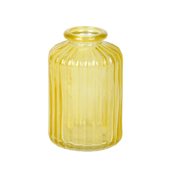 <h4>Vaas Siena glas 6.5xH10cm geel transparant</h4>