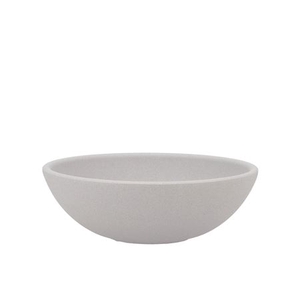 Vinci Matt Grey Bowl Low 20x7cm