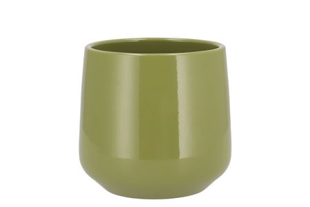 <h4>Ceramic Amazone Green Pot Orchid Berlin 14cm</h4>