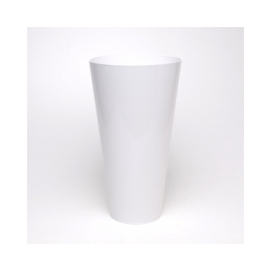VASO ACRILICO TULIPA UNIDADE OPACO BRANCO