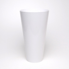 <h4>VASO ACRILICO TULIPA UNIDADE OPACO BRANCO</h4>