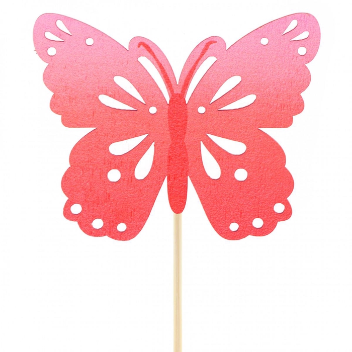<h4>Bijsteker 50cm Vlinder Zazou 8cm</h4>