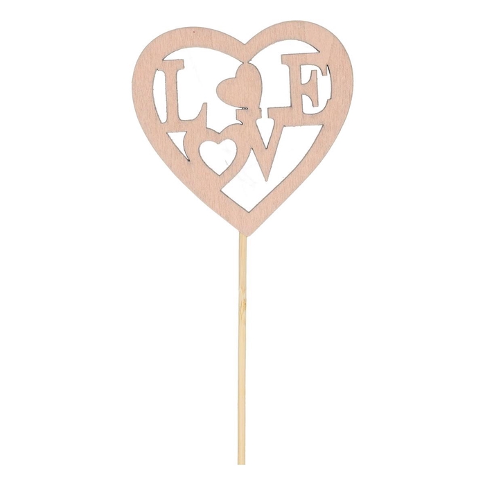 <h4>Valentine 50cm Heart wood love 8cm</h4>