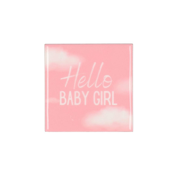 <h4>Tile Baby Girl Pink 10x10x1cm Nm</h4>