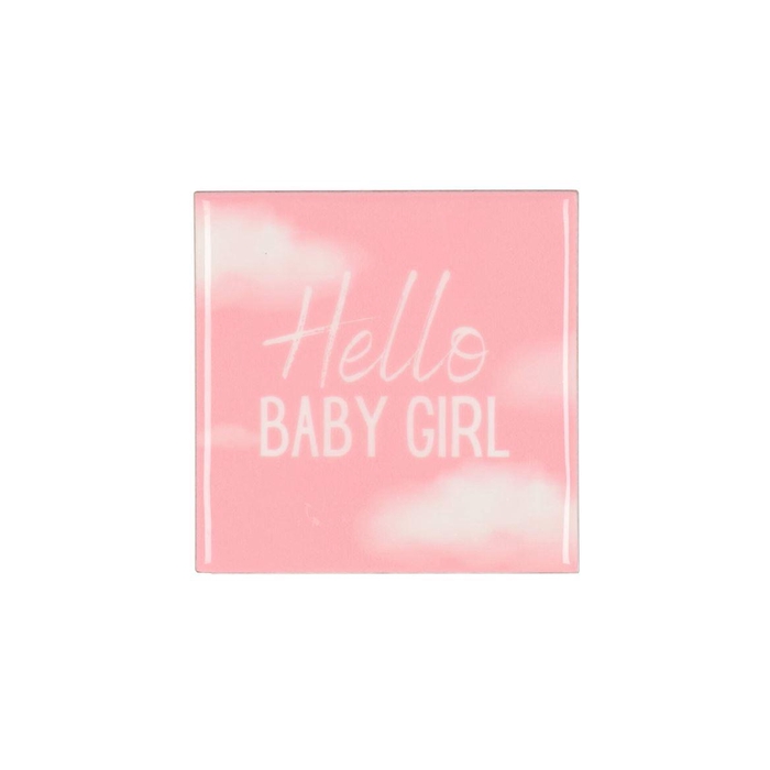 <h4>Tile Baby Girl Pink 10x10x1cm Nm</h4>
