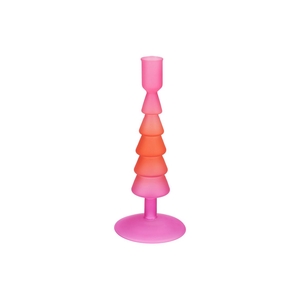 Nova Fuchsia Candle Holder Tricolor 9x9x22cm