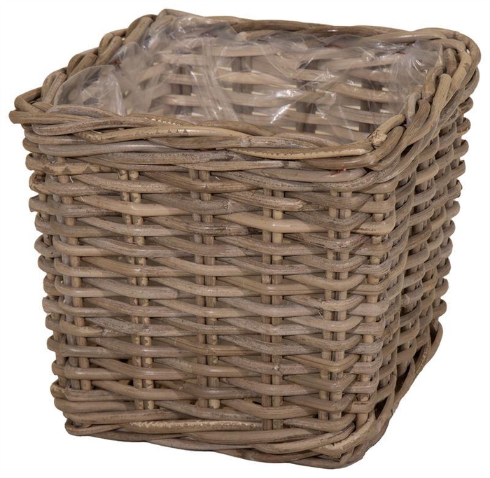 <h4>Mand vierkant Evi -SP- D.24/H.19cm</h4>