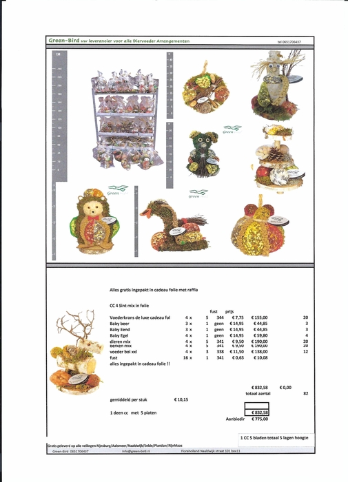<h4>CC 4 Sint in kado folie speciale korting 82 stuks per CC</h4>