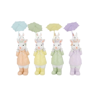 Easter Ceramic Dreamy Pastel Mix Umbrella Ass 12x11x35cm