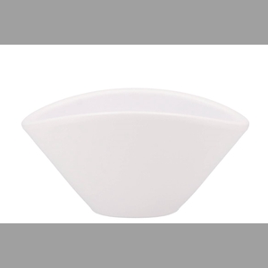 Vinci Matt White Bowl Oval 24x17x12cm