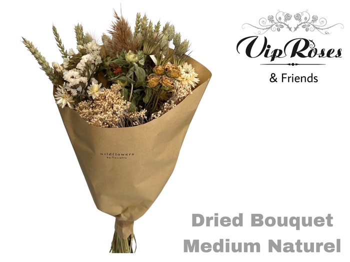 <h4>DRIED BOUQUET MEDIUM NATUREL x10</h4>