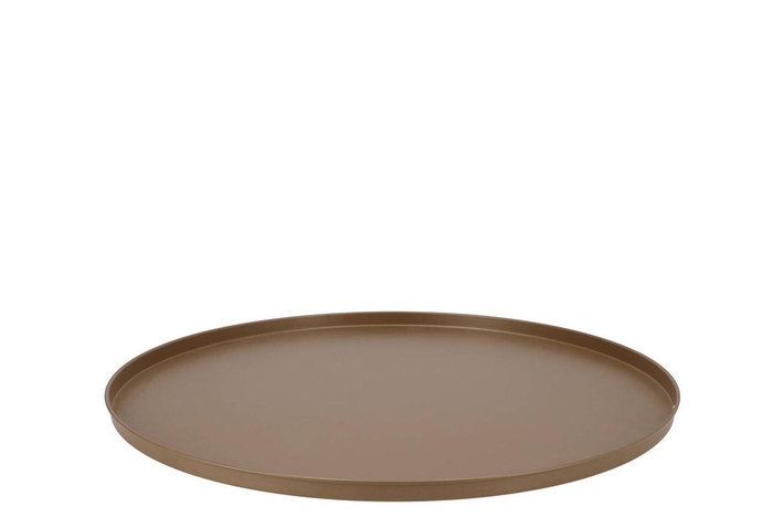 <h4>Coaster Dark Gold Tray Metal 46x2cm</h4>