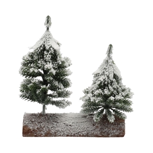 Deco Tree 2 Spruce Snow L17w8h20