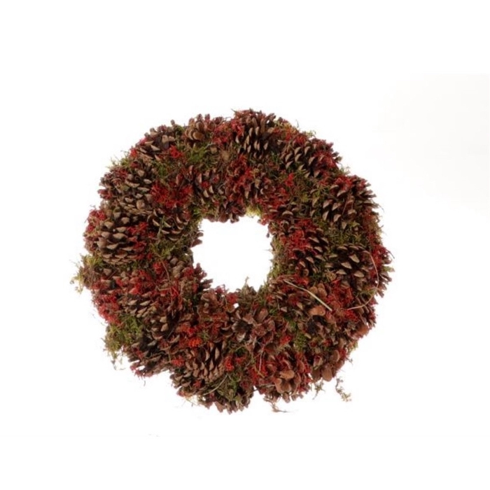 Wreath d40cm Pine moss