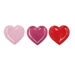LOVE SWEET PINK MIX PLATE HEART ASS