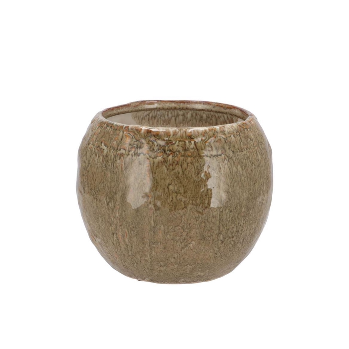 <h4>Iron Stone Sand Ball Pot 18x18x14cm Nm</h4>