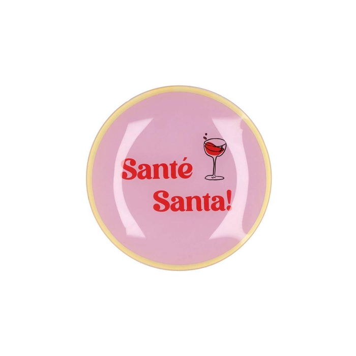 <h4>Plate Round Sante Santa 18x18x2cm</h4>