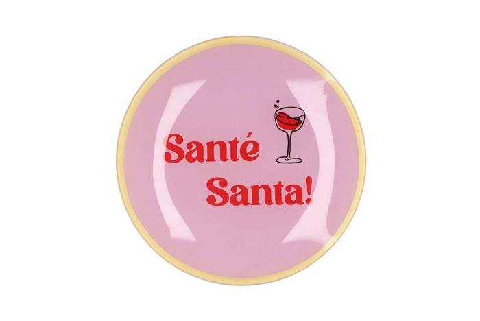 Plate Round Sante Santa 18x18x2cm