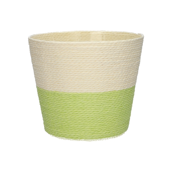 <h4>Basket Riley1 Duo d6.8xh5.2 cream\\lime</h4>