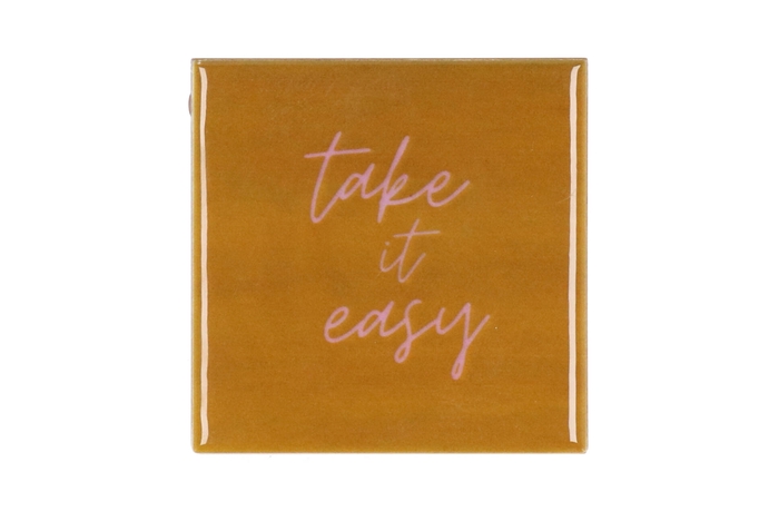 Tile Take It Brown 10x10x1cm Nm