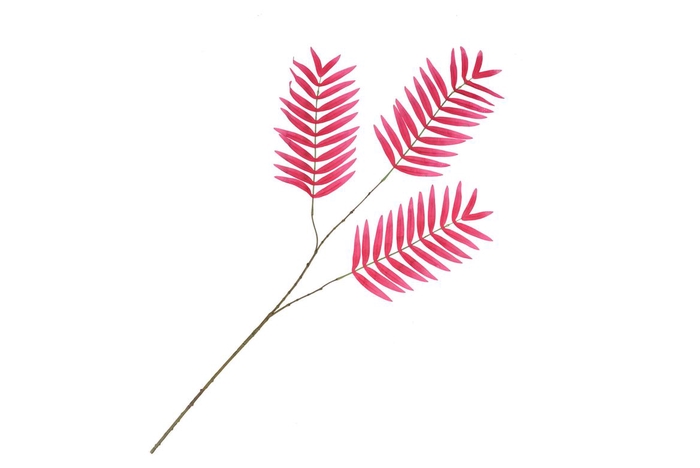 Silk Palm Leaf Pink 87cm