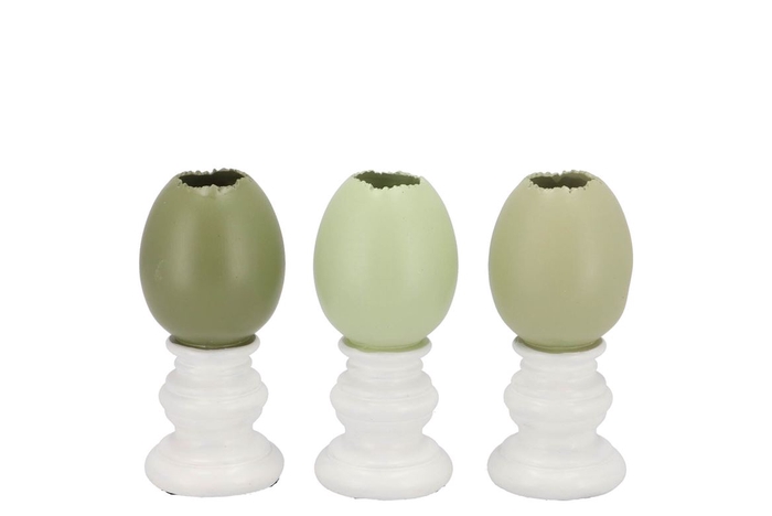 <h4>Easter Egg Trophy Summer Green Mix Vase Ass 6x6x11cm</h4>