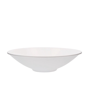 Ceramic Bowl White Mat Flat 33x9cm