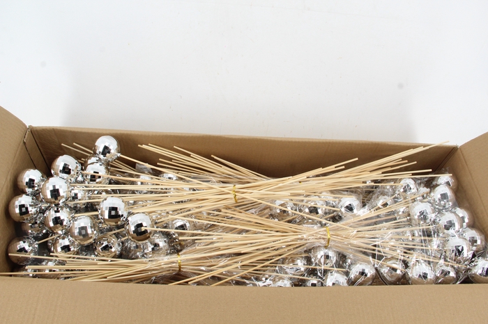 <h4>Stick Ball Mirror C. Ø6 Silver</h4>