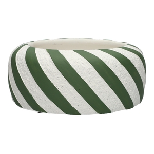 DF03-751501700 - Planter Carol d13/18xh8 green/white