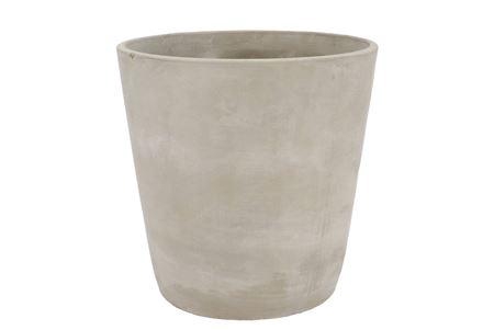 <h4>Concrete Pot Round Grey 24x24cm Nm</h4>