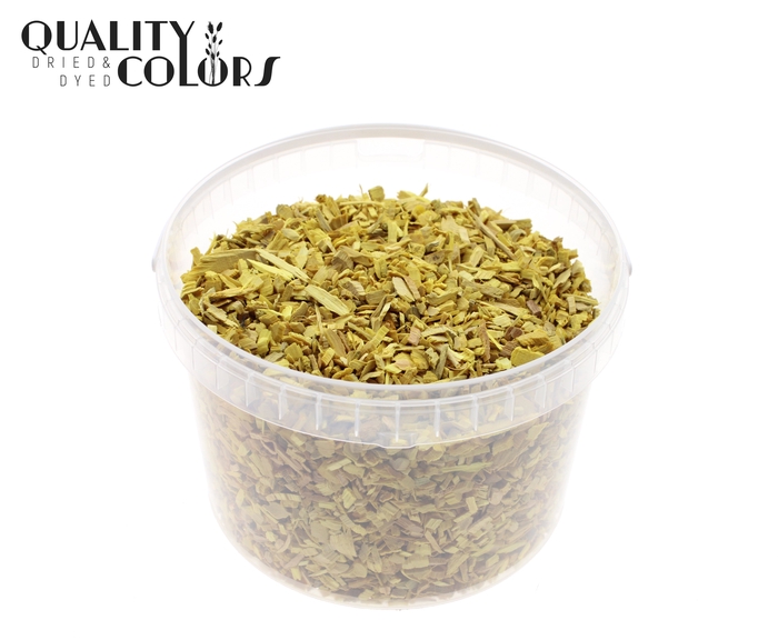 Wood chips 3 ltr bucket Yellow
