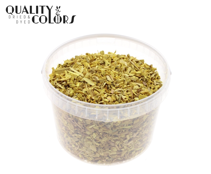 Wood chips 3 ltr bucket Yellow