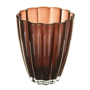 DF02-883451400 - Vase Bloom d14xh17 brown