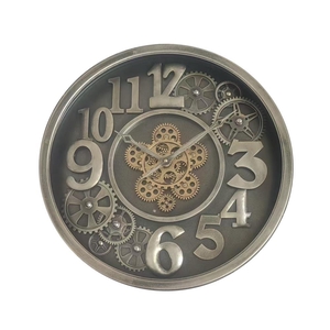 Clock Gear Ø46cm Grey/Black 78