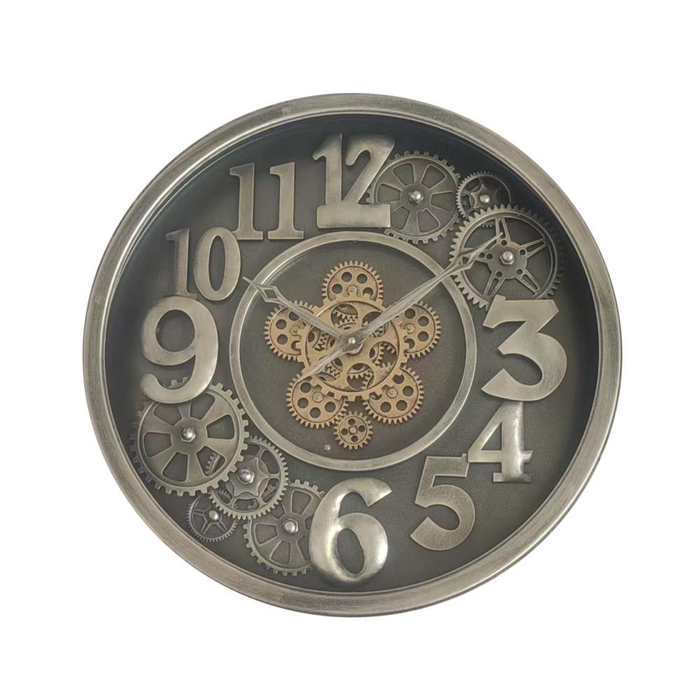 <h4>Clock Gear Ø46cm Grey/Black 78</h4>