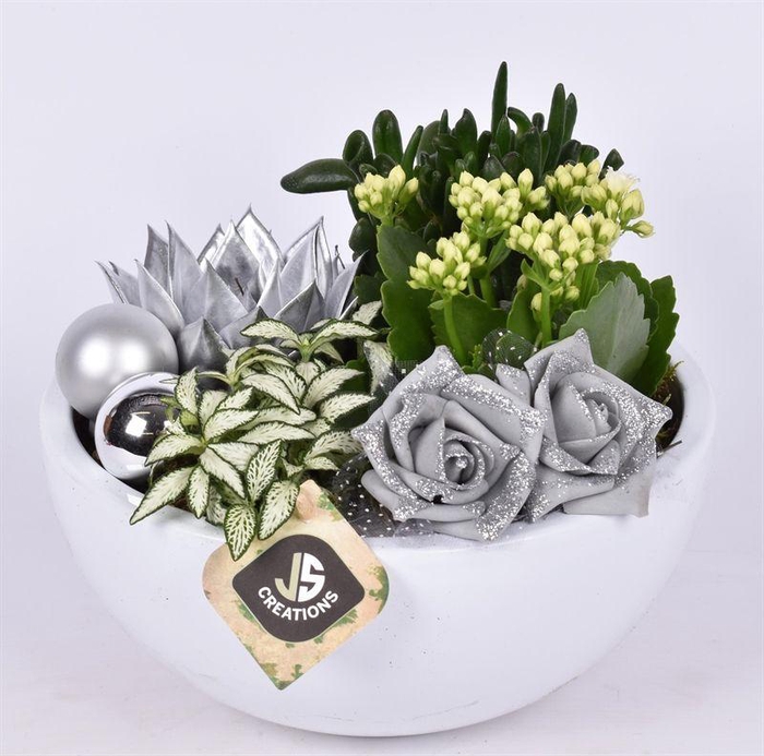 <h4>Keramiek schaal wit 22cm</h4>